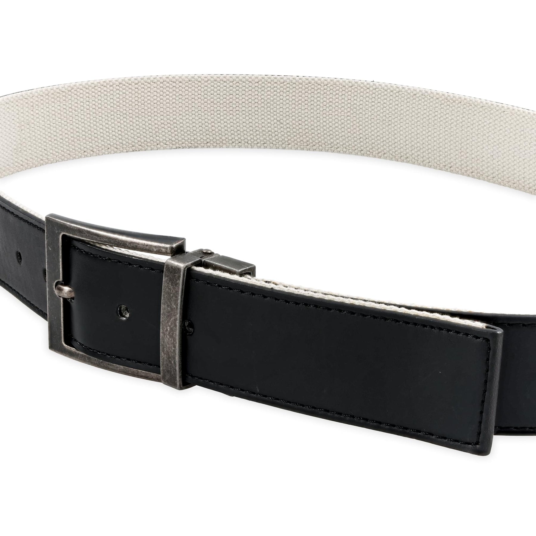 Black & Tan Reversible Canvas Men's Belt