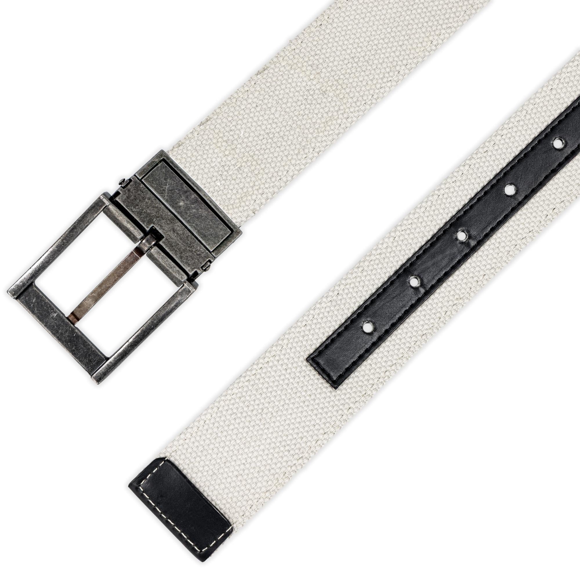 Black & Tan Reversible Canvas Men's Belt