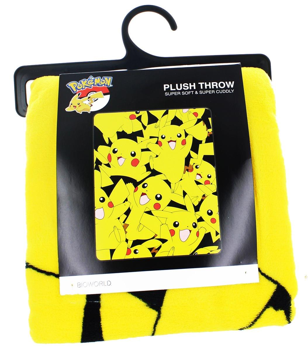 Pokemon Pikachu Lightweight Fleece Throw Blanket | 48 x 60 Inches