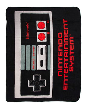 Nintendo Retro NES Controller 48" x 60" Throw Blanket