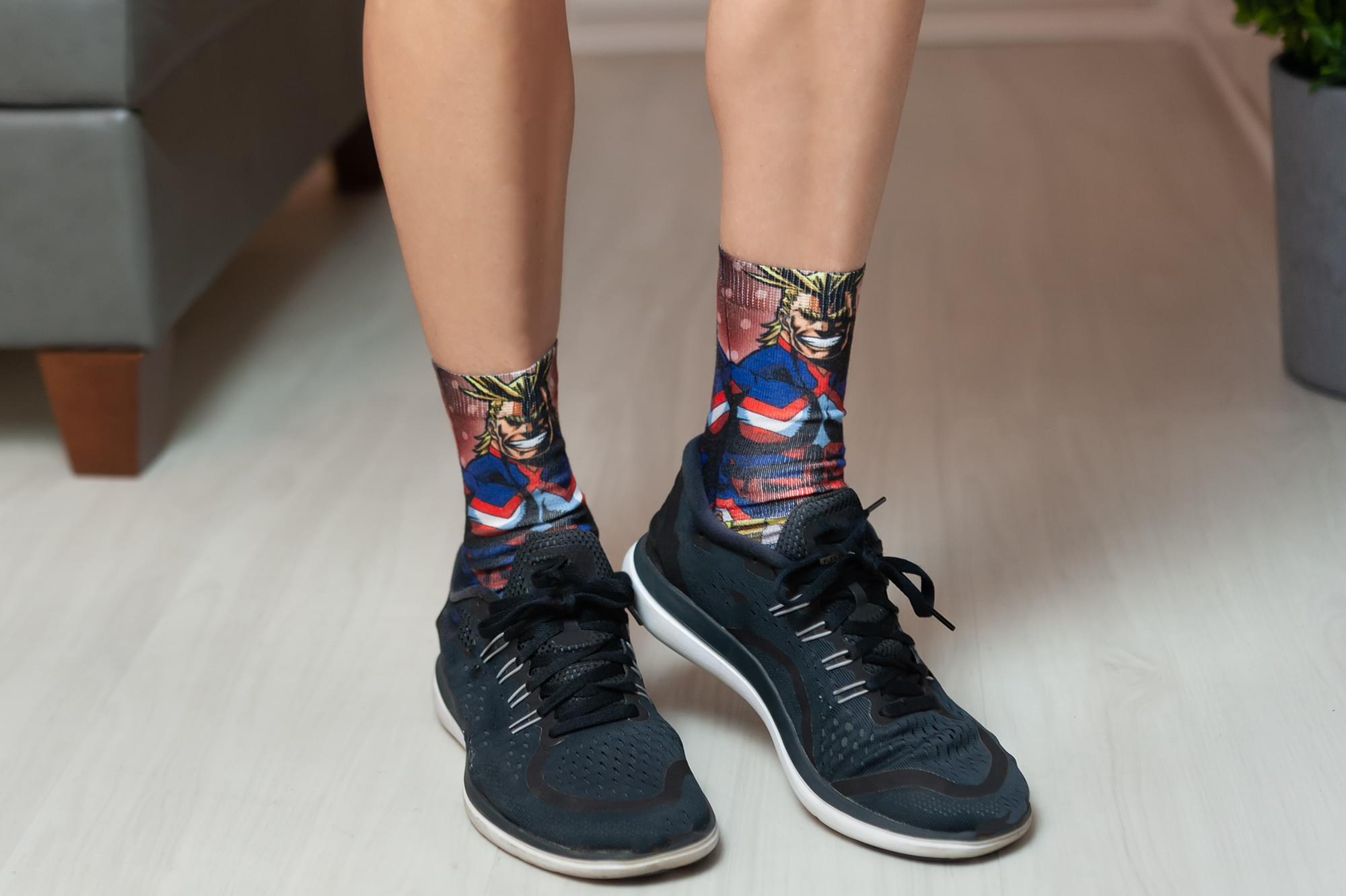 My Hero Academia All Might Adult Crew Socks