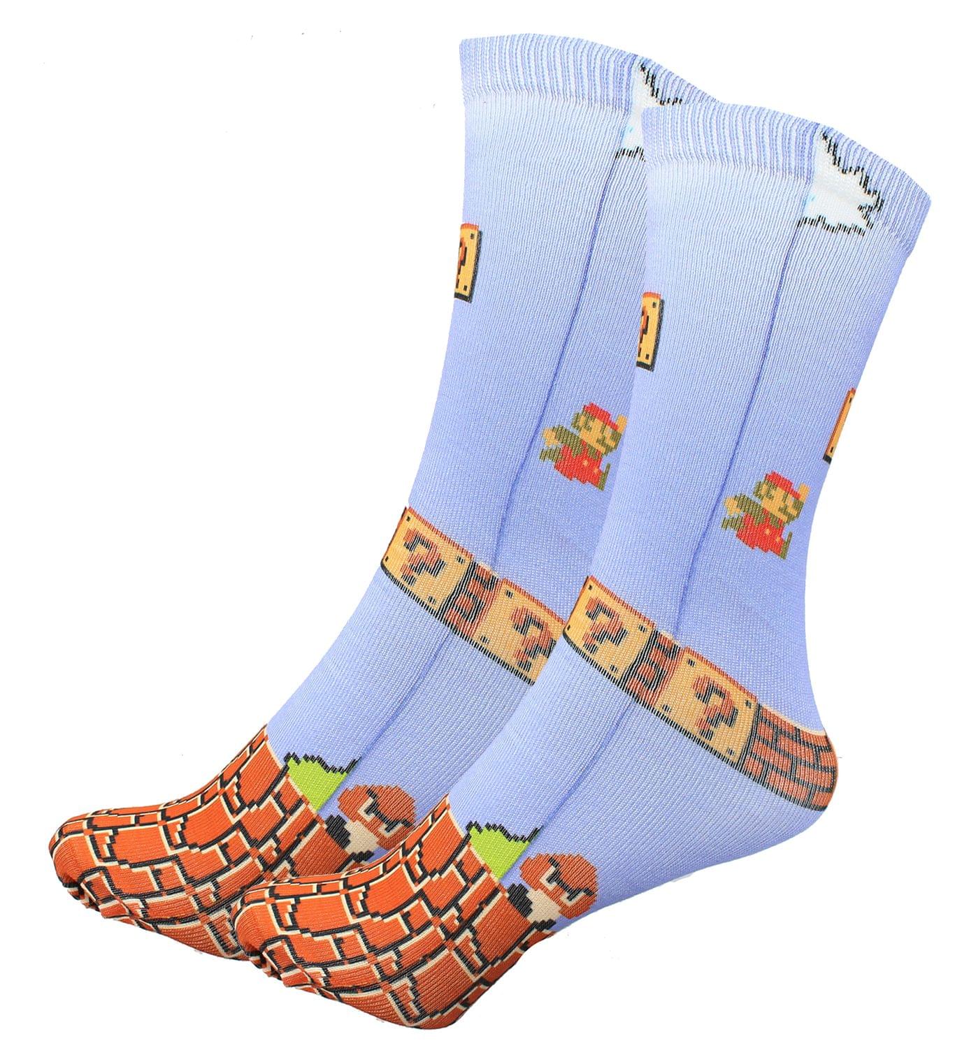 Super Mario Bros Nintendo Tube Socks