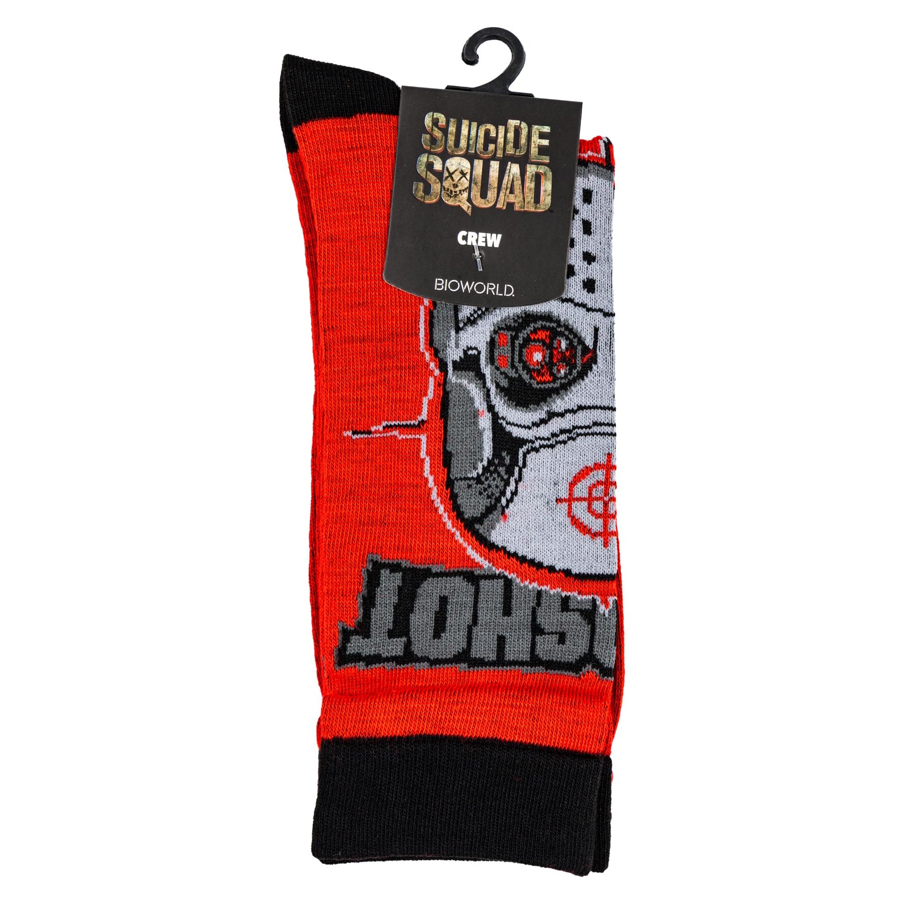 Suicide Squad Deadshot Men's Crew Socks