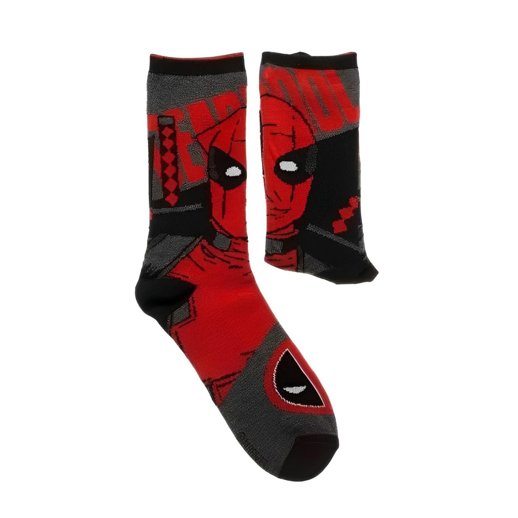 Marvel Deadpool Reversible Men's Crew Socks