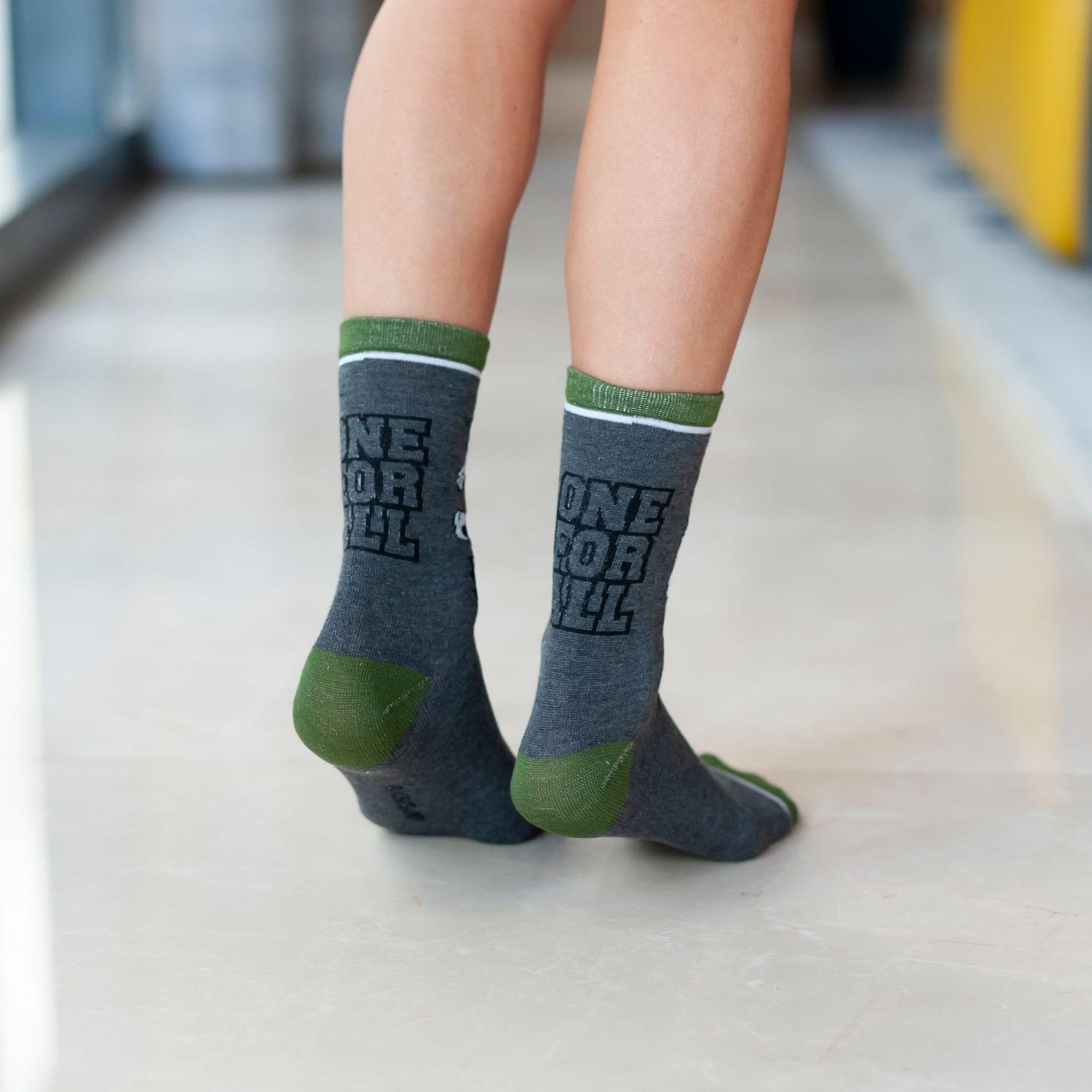 Bioworld My Hero Academia Anime Socks Featuring Deku | Adult Anime Crew Socks