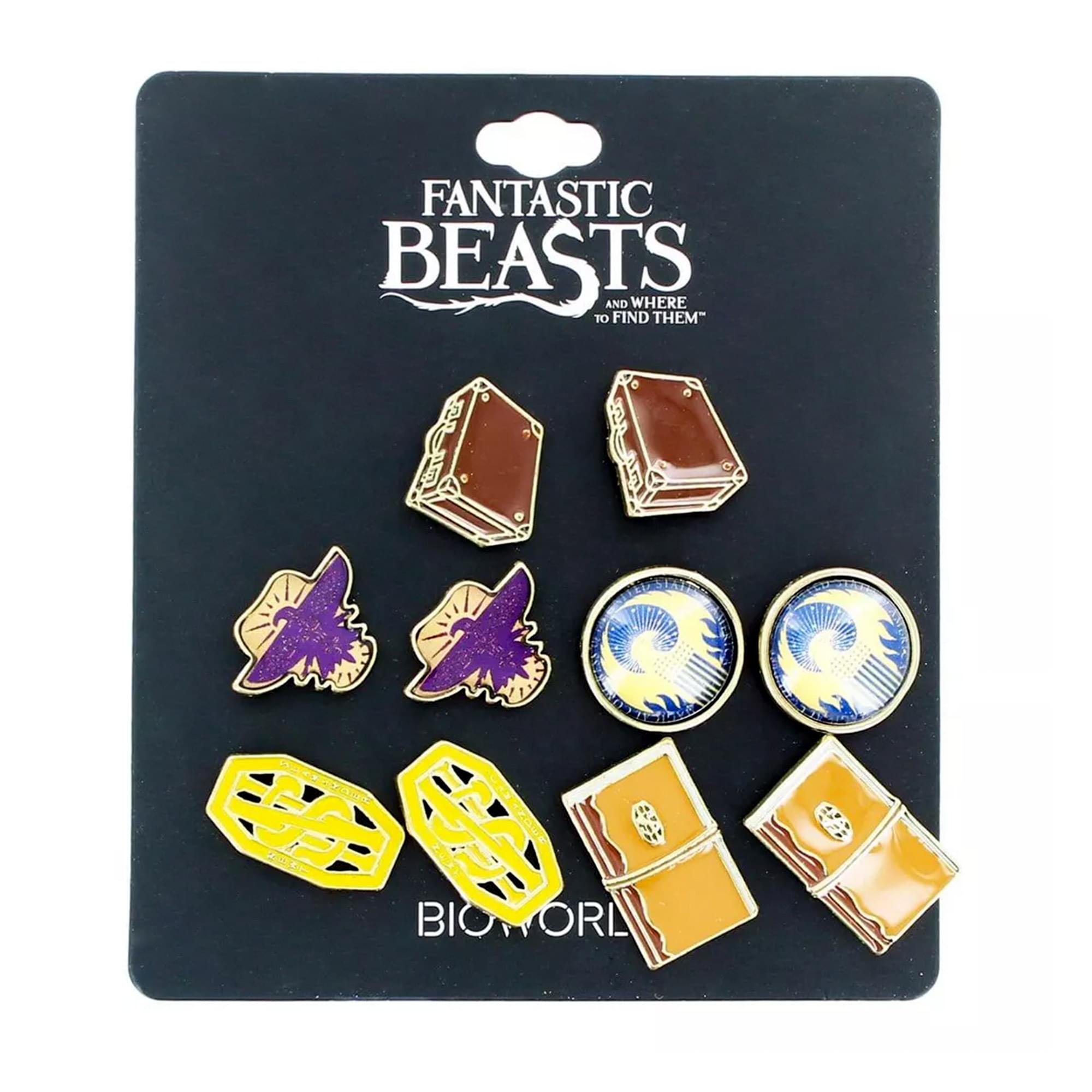 Fantastic Beasts And Where To Find Them 5-Pack Earring Set