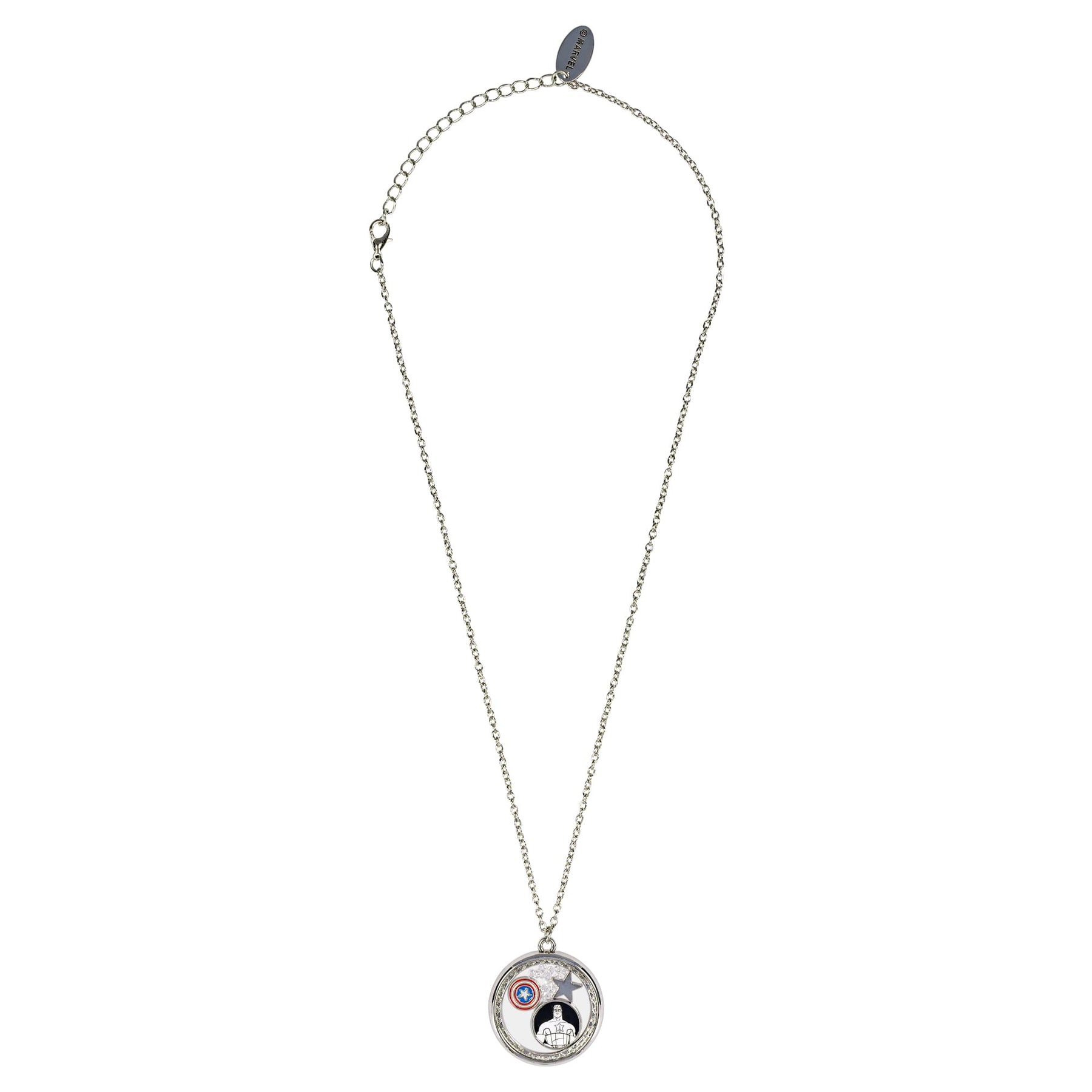 Captain America Charm Shaker Necklace