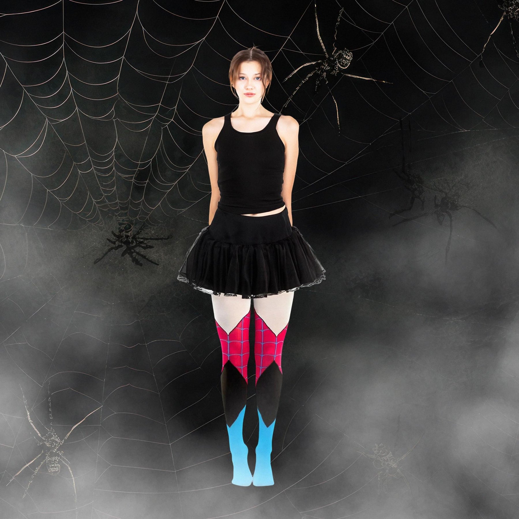 Marvel Spider-Gwen Women's Sheer Costume Tights