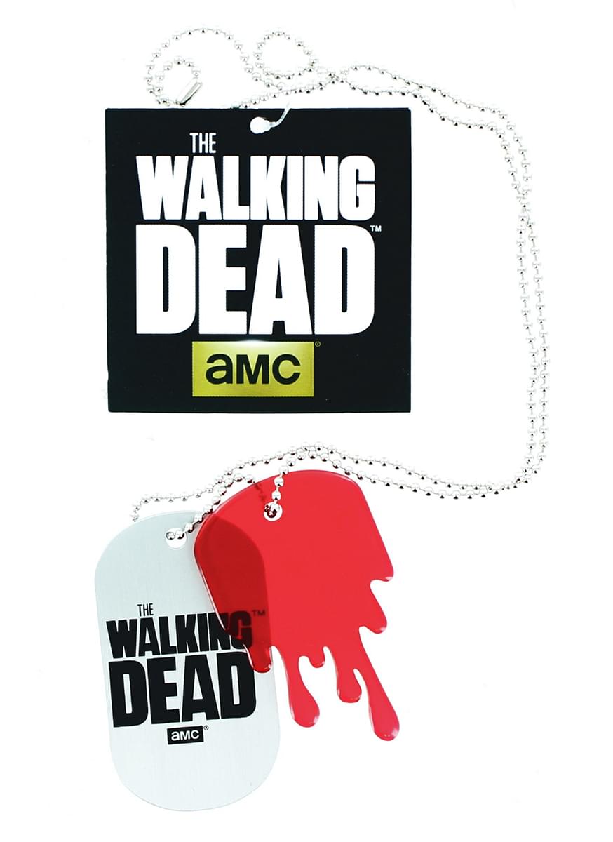 The Walking Dead Metal Dog Tag Necklace