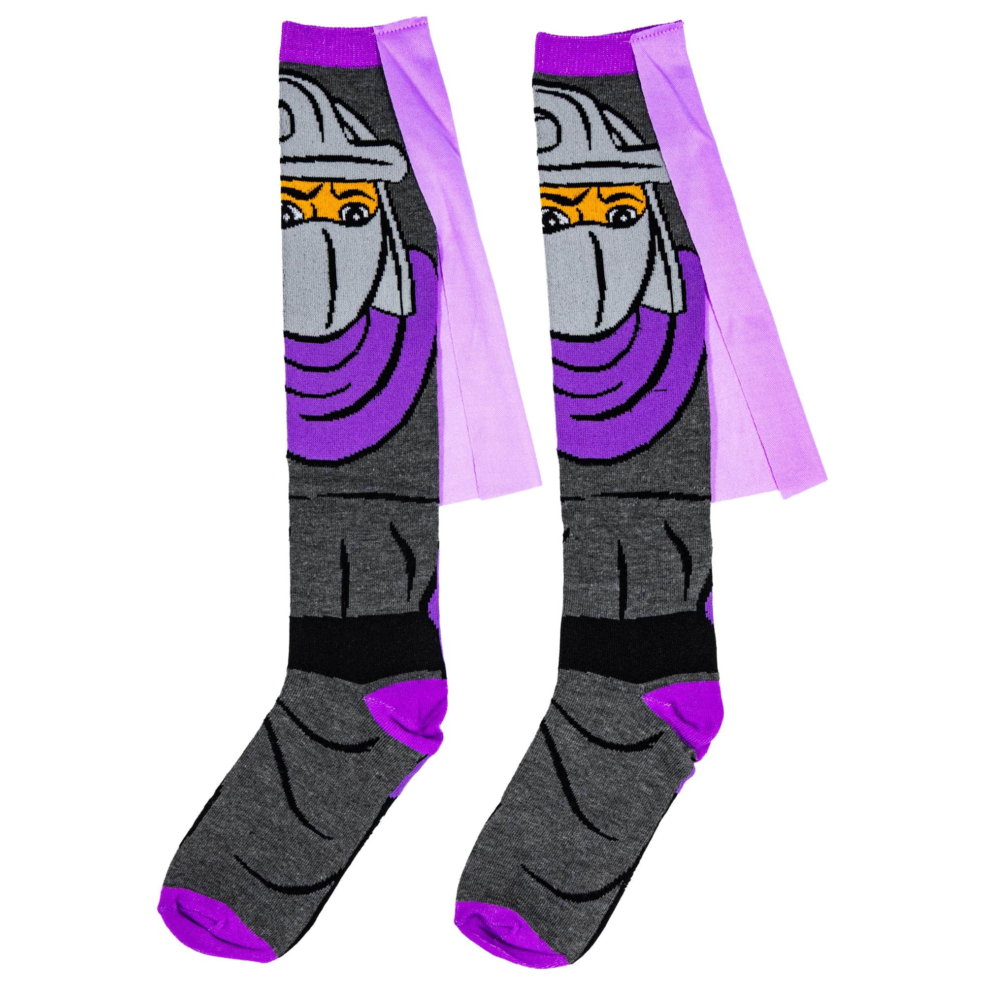 Teenage Mutant Ninja Turtles Shredder Caped Women's Knee High Socks