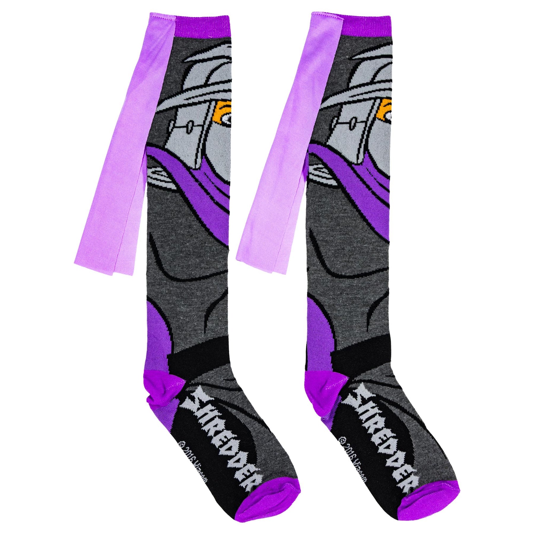 Teenage Mutant Ninja Turtles Shredder Caped Women's Knee High Socks