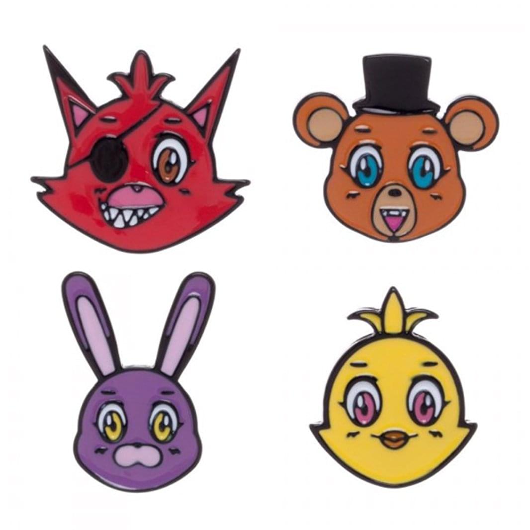 Five Nights at Freddy's Lapel Pin Set of 4