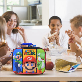 Super Mario Rectangle Lunch Bag | 9.5 x 3.5 x 8 Inches