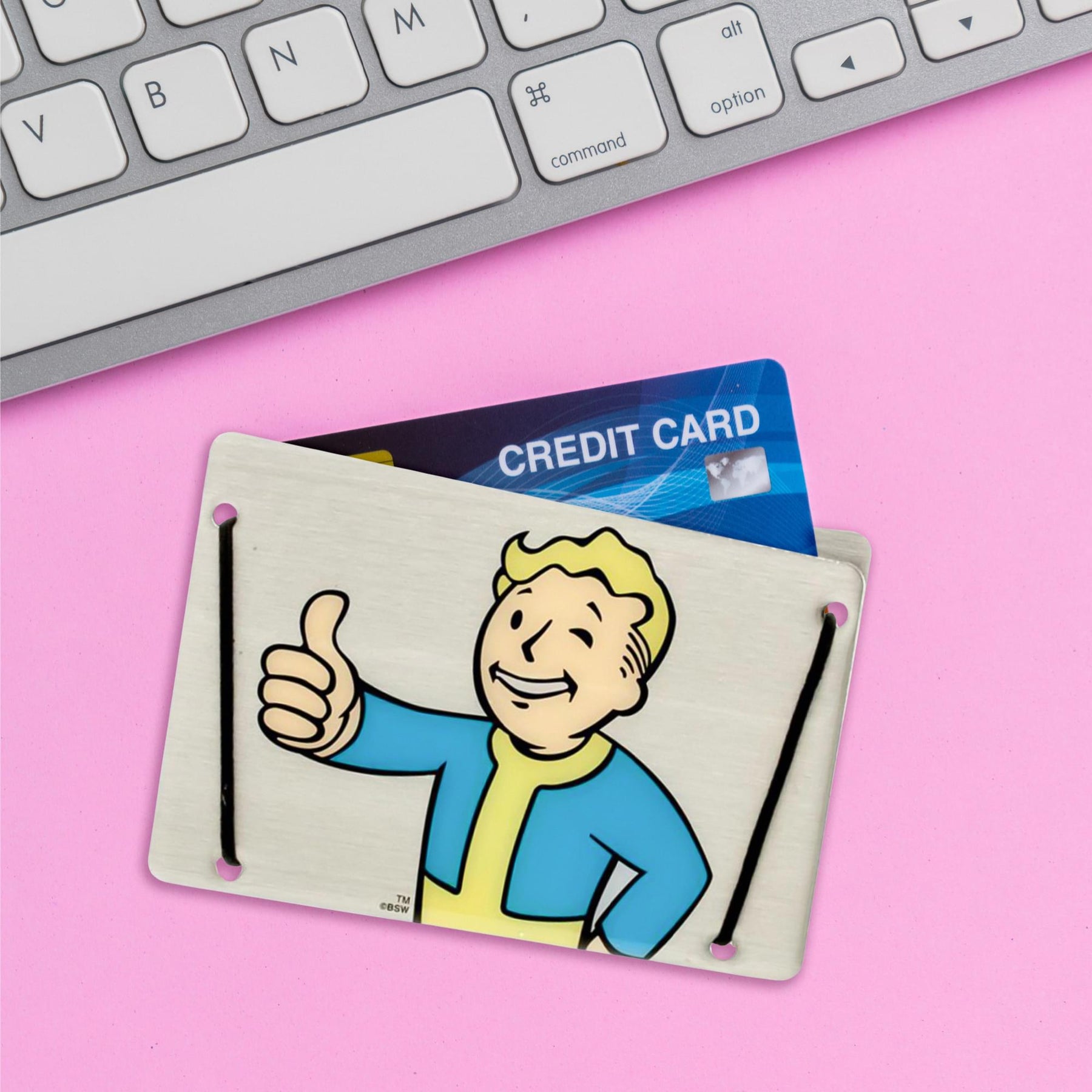 Fallout Aluminum Card Wallet
