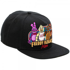 Five Nights At Freddy's Black Snapback Hat