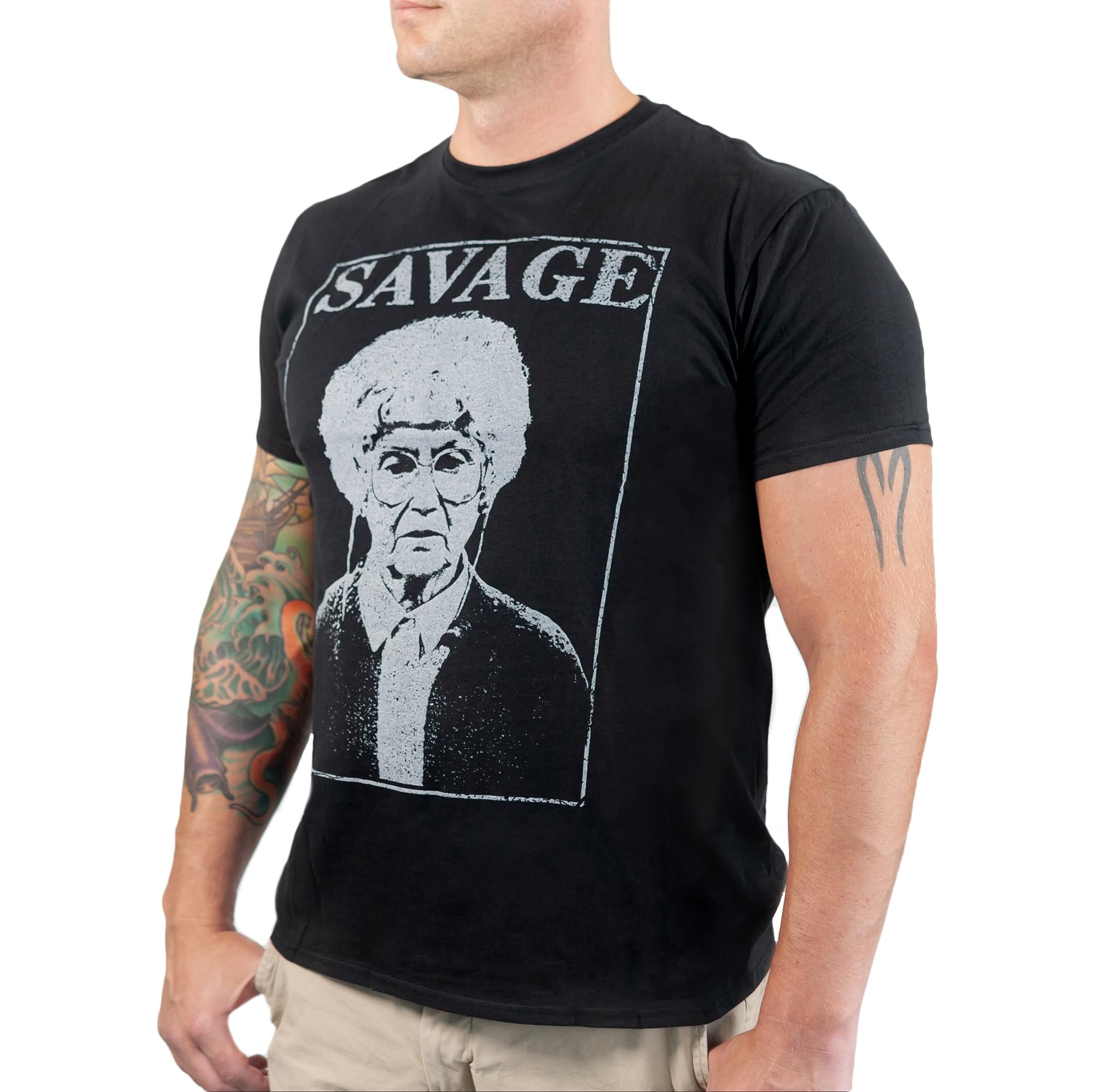 Golden Girls Sophia "Savage" Adult T-Shirt | Black