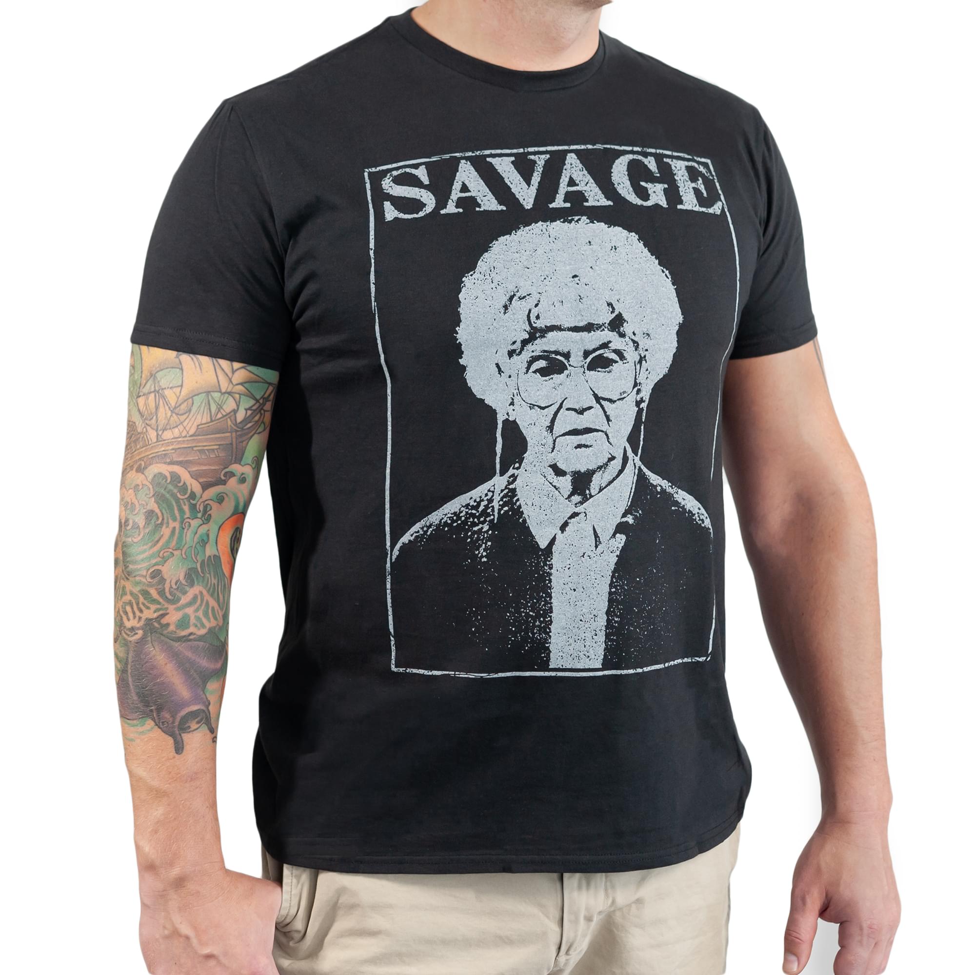 Golden Girls Sophia "Savage" Adult T-Shirt | Black