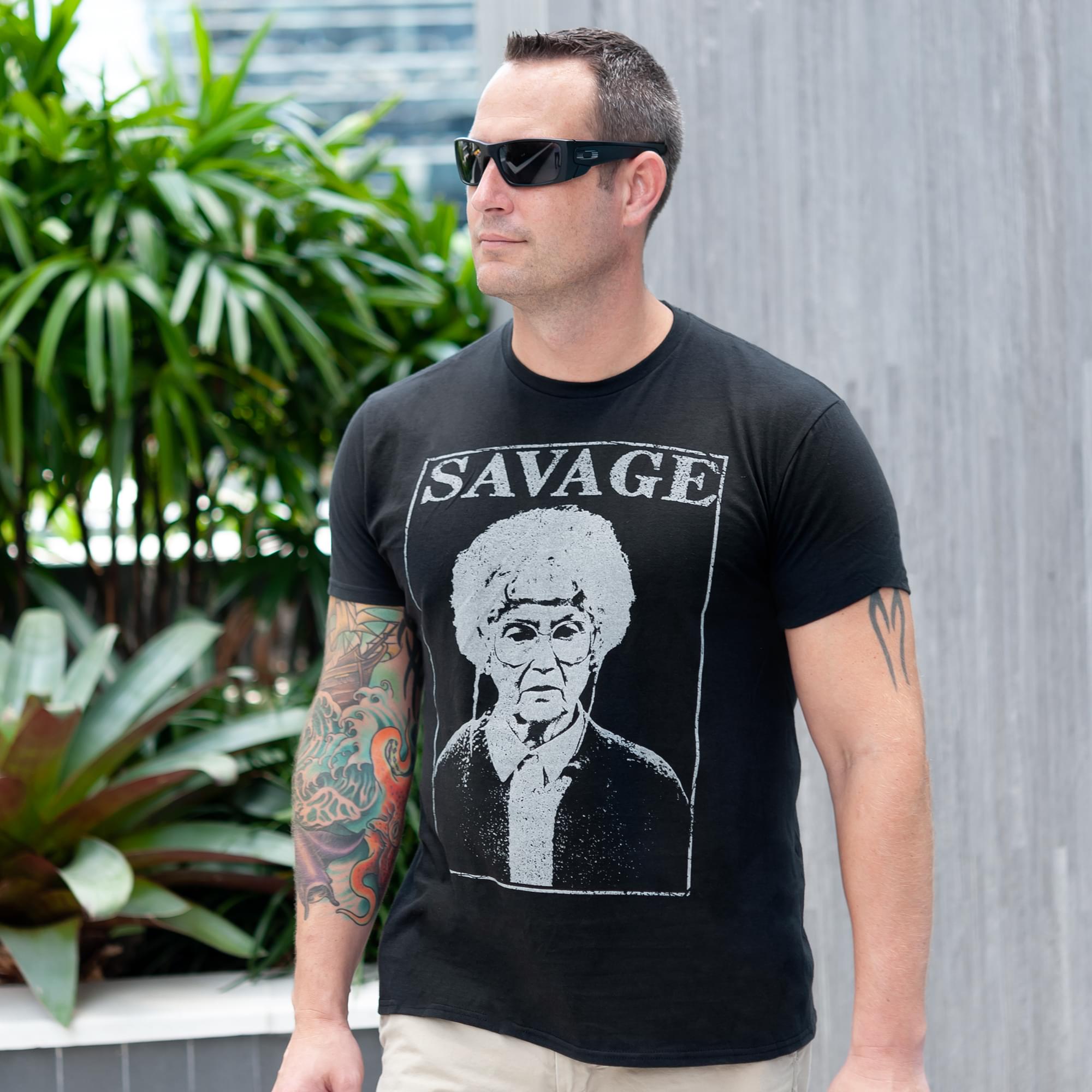 Golden Girls Sophia "Savage" Adult T-Shirt | Black