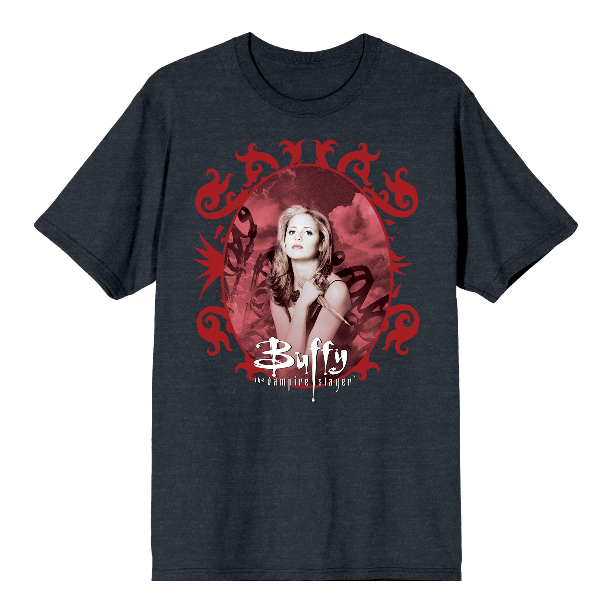 Buffy The Vampire Slayer In Oval Frame T-Shirt
