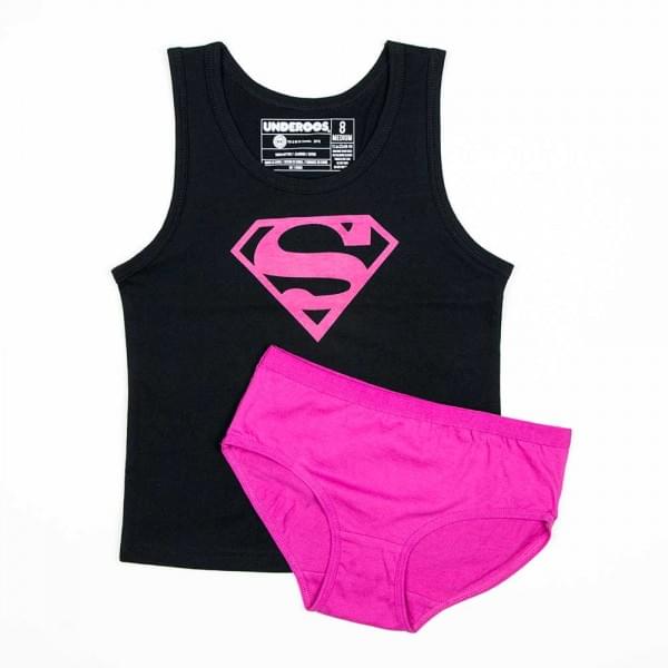 DC Comics Supergirl Girl's Tank/Underwear Underoos Set