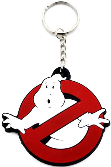 Ghostbusters Logo Rubber Keychain Accessory