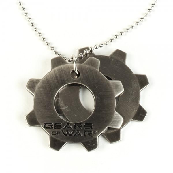 Gears Of War Metal Dog Tag Necklace