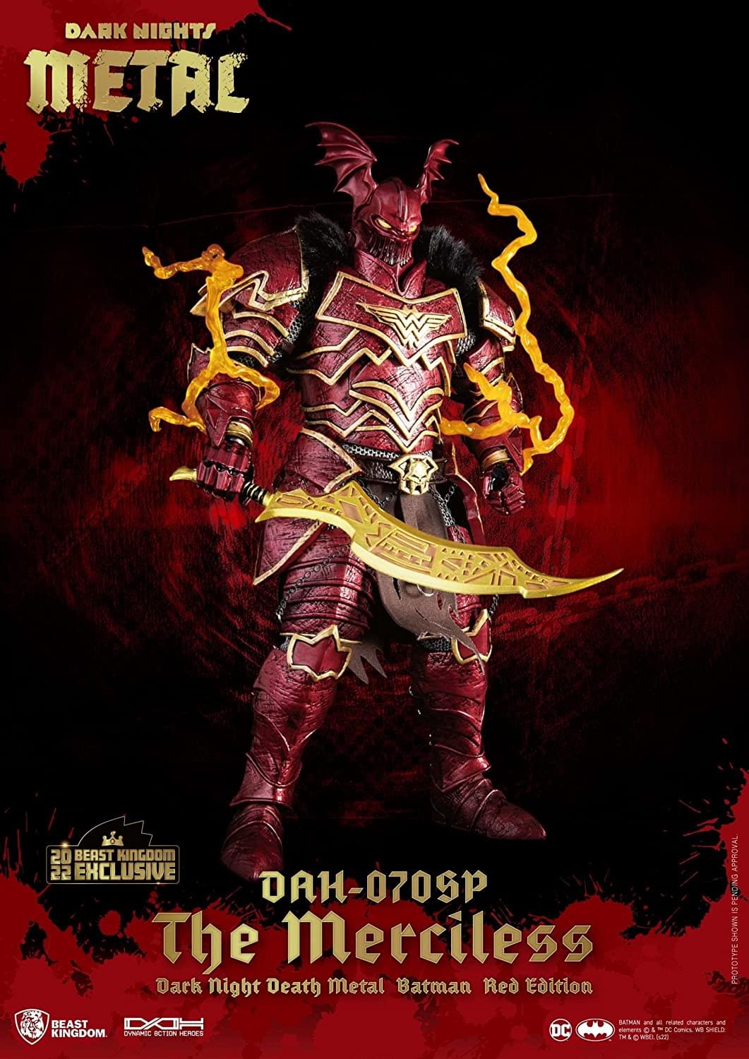 DC Death Metal Dynamic 8-ction Heroes The Merciless Exclusive Action Figure