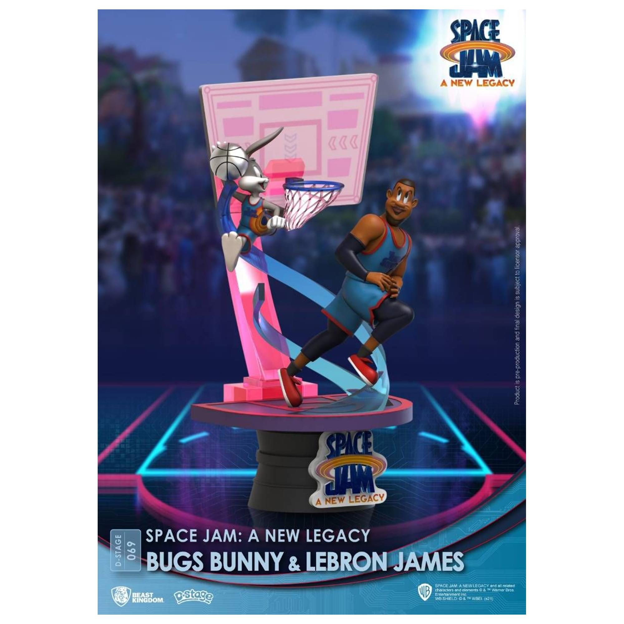 Space Jam: A New Legacy DS-069 6 Inch D-Stage Statue | Bugs & Lebron