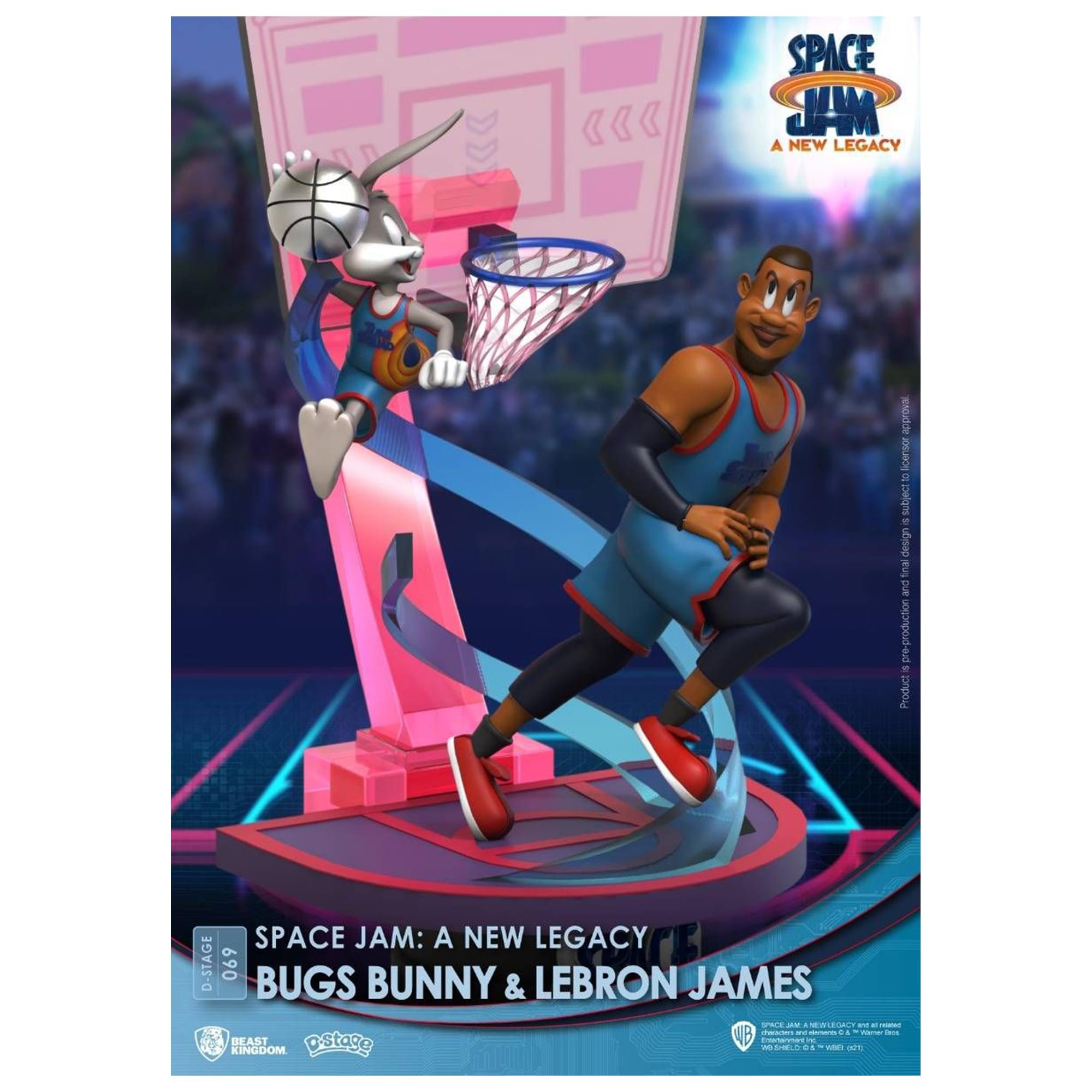 Space Jam: A New Legacy DS-069 6 Inch D-Stage Statue | Bugs & Lebron