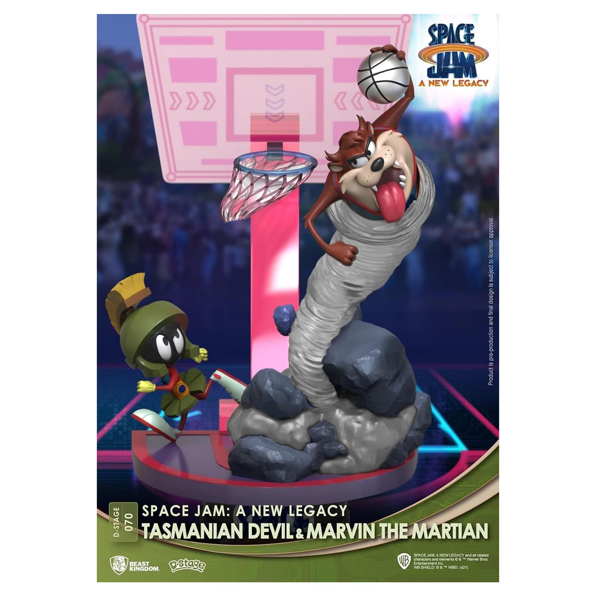 Space Jam: A New Legacy DS-070 6 Inch D-Stage Statue | Taz & Marvin the Martian