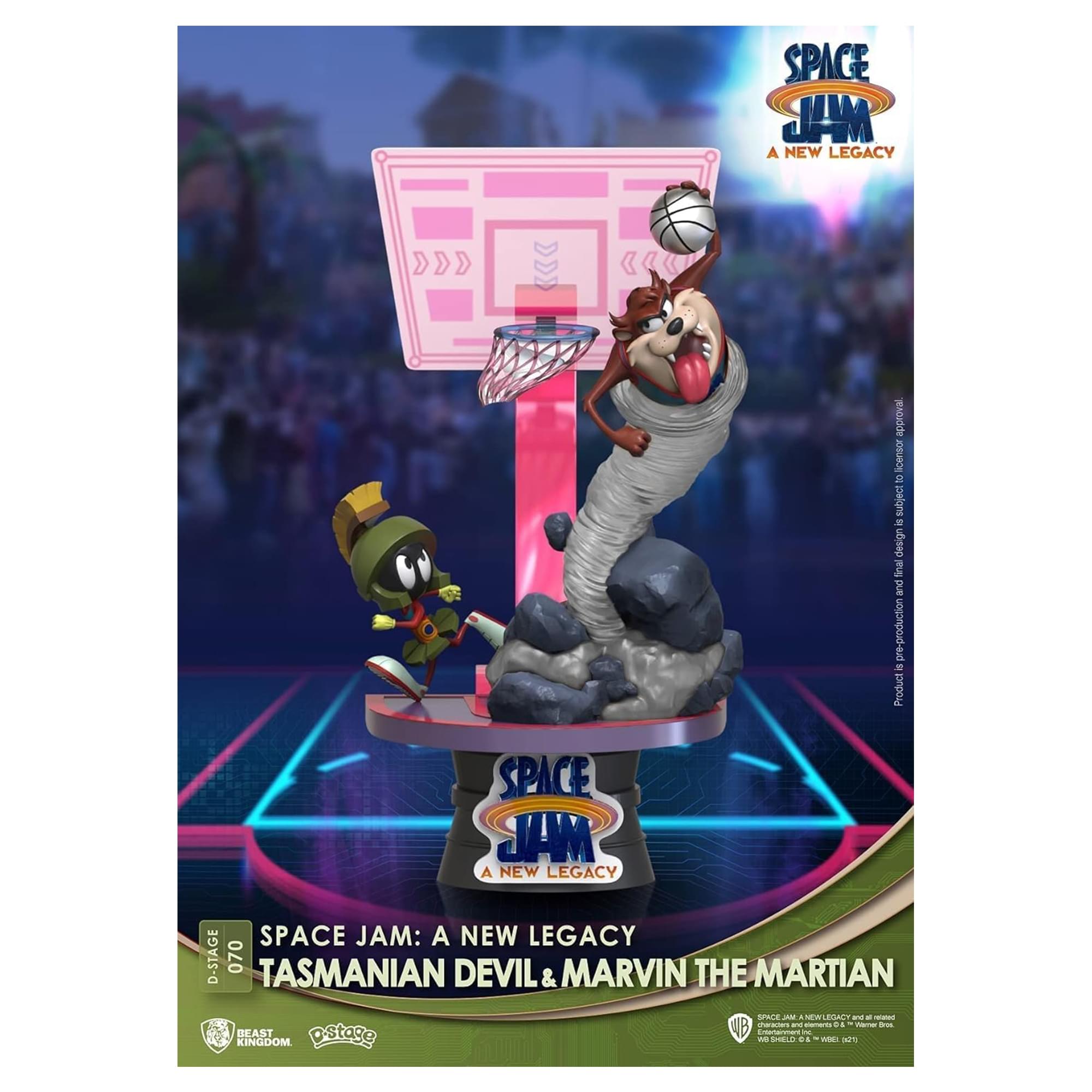 Space Jam: A New Legacy DS-070 6 Inch D-Stage Statue | Taz & Marvin the Martian