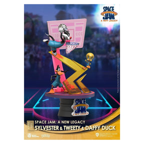 Space Jam: A New Legacy DS-071 6 Inch D-Stage Statue | Sylvester & Tweety