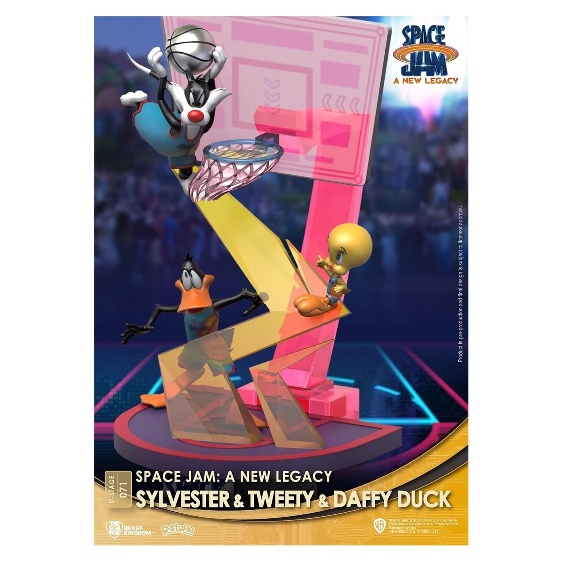 Space Jam: A New Legacy DS-071 6 Inch D-Stage Statue | Sylvester & Tweety