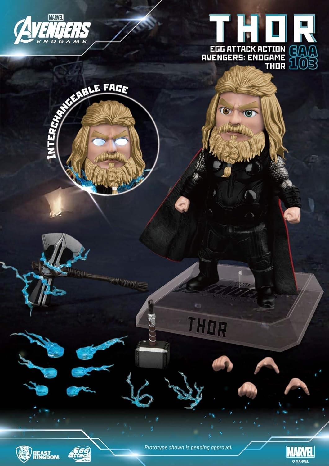 Marvel Avengers Egg Attack Action Figure | Endgame Thor