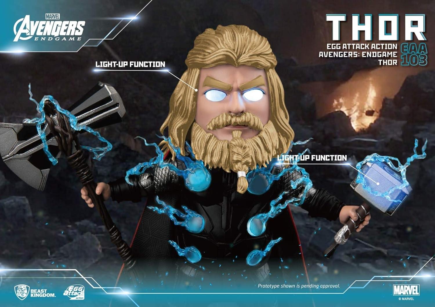 Marvel Avengers Egg Attack Action Figure | Endgame Thor