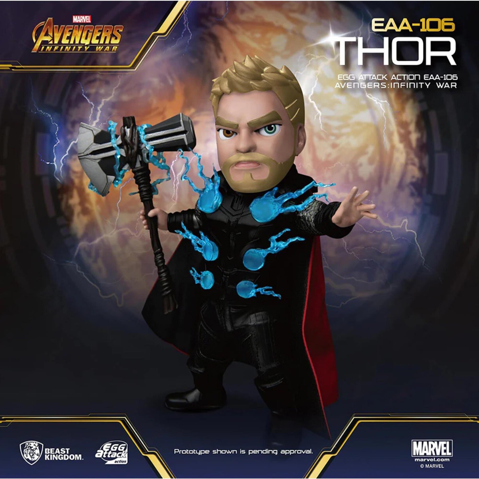 Marvel Avengers Egg Attack Action Figure | Infinity War Thor