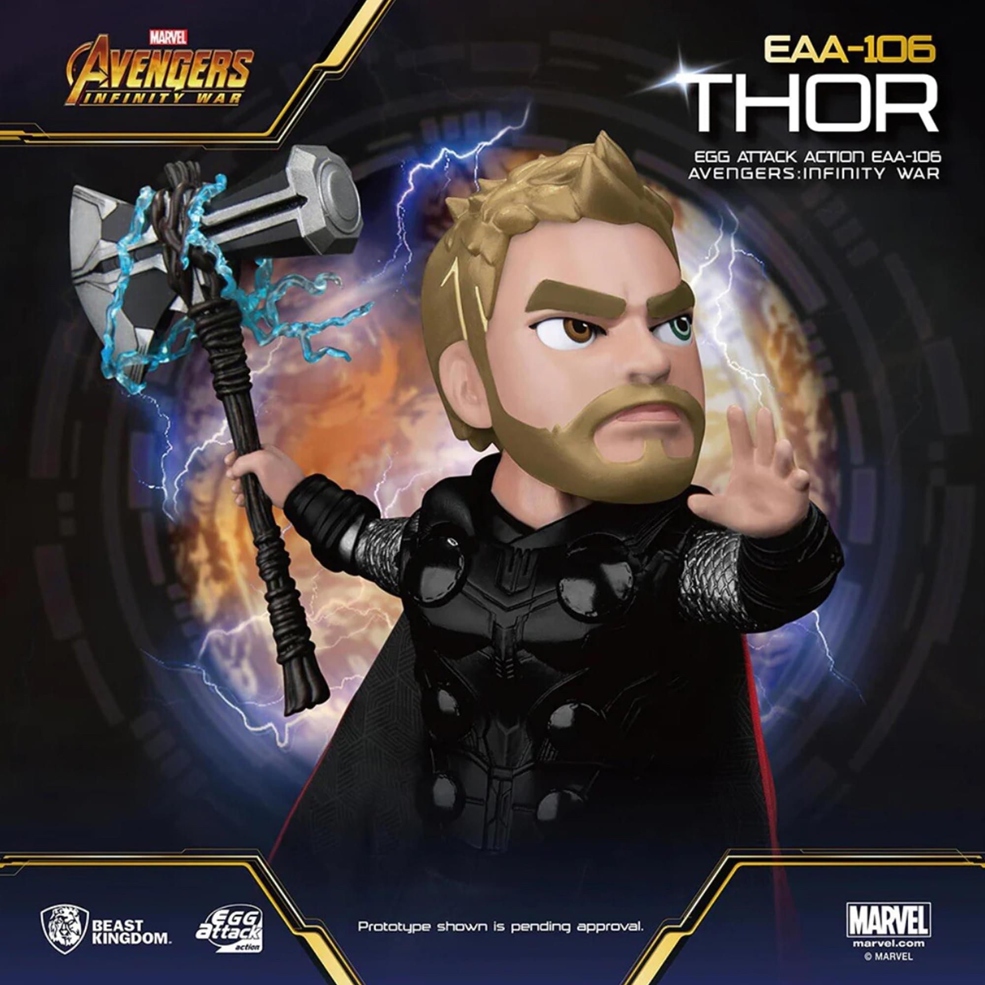 Marvel Avengers Egg Attack Action Figure | Infinity War Thor