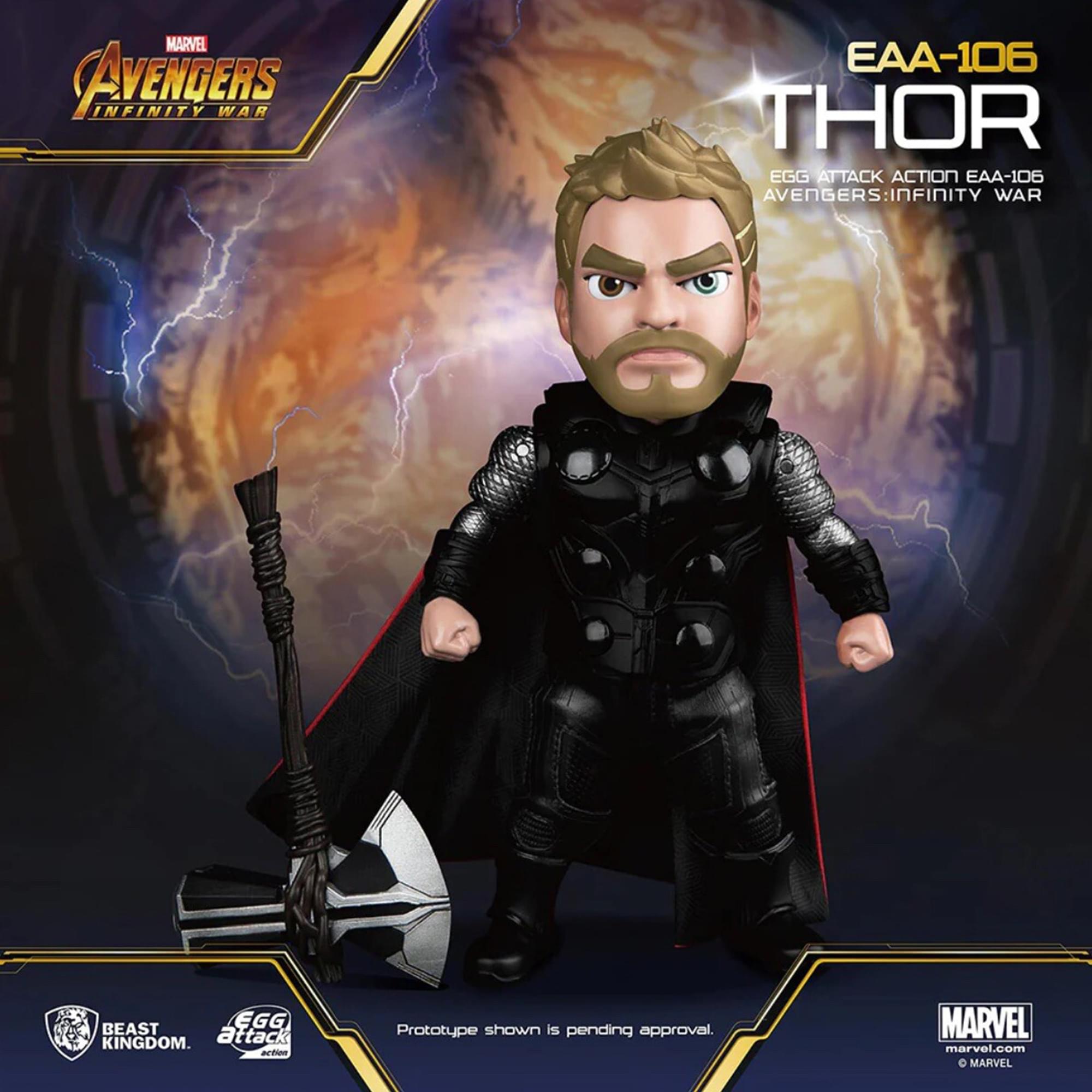 Marvel Avengers Egg Attack Action Figure | Infinity War Thor