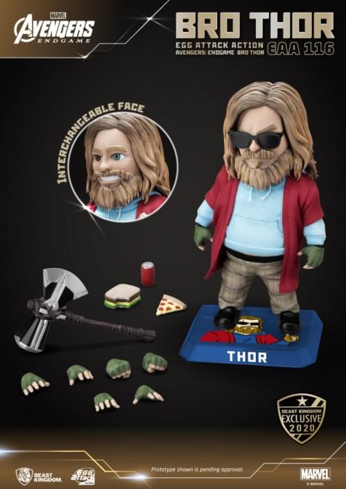 Marvel Egg Attack Action Figure | Bro Thor