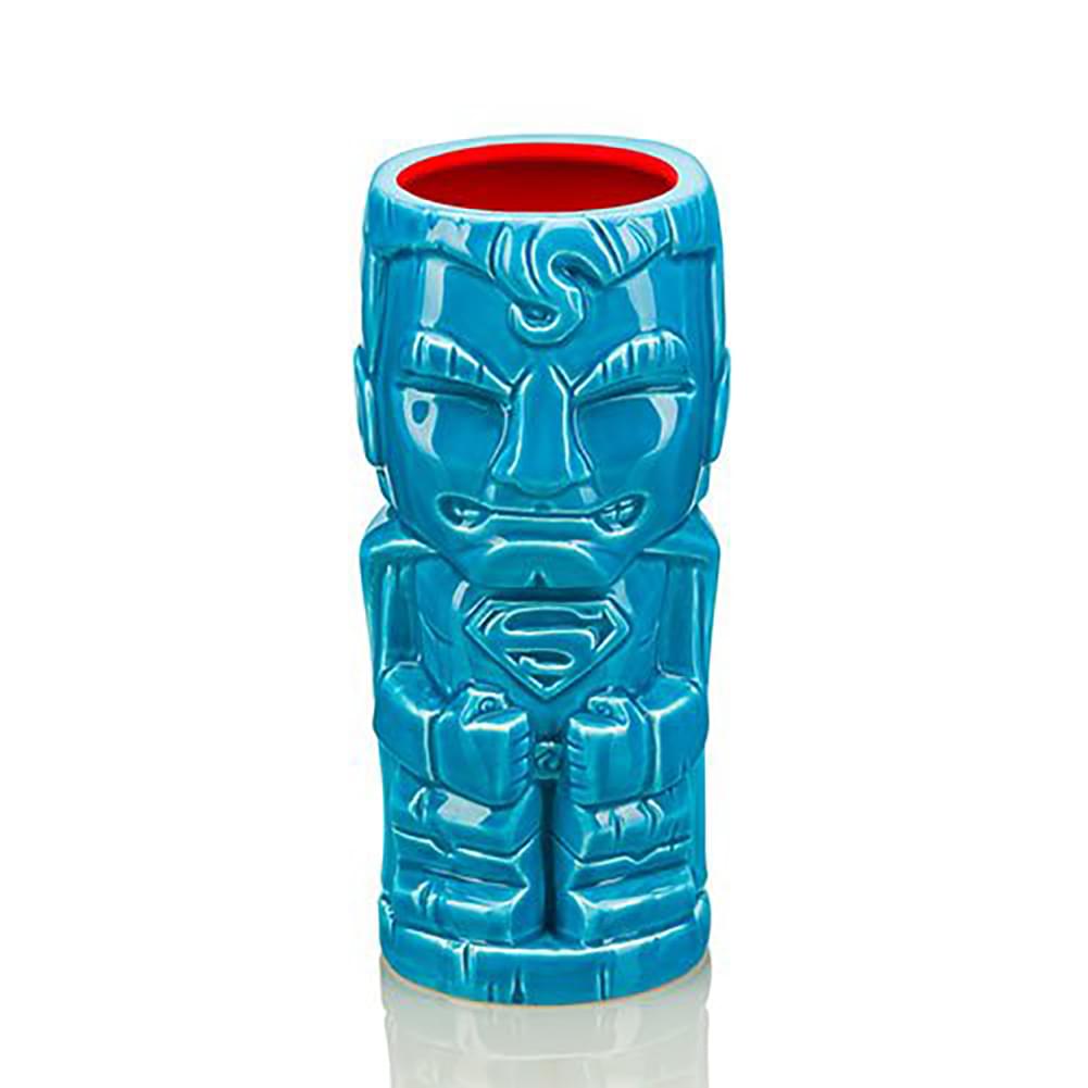Geeki Tikis DC Comics Superman Blue Ceramic Mug | Holds 16 Ounces