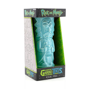 Geeki Tikis Rick & Morty Rick Mug | Ceramic Tiki Style Cup | Holds 15 Ounces