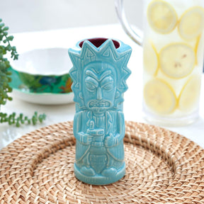 Geeki Tikis Rick & Morty Rick Mug | Ceramic Tiki Style Cup | Holds 15 Ounces