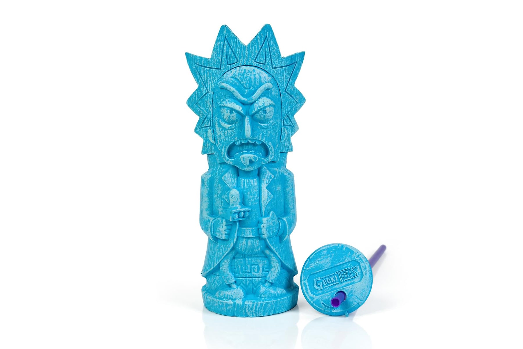 Geeki Tikis Rick and Morty Plastic Tumbler | Rick | Holds 25 Ounces