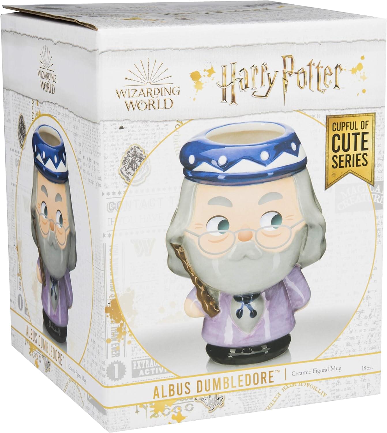 Harry Potter 18oz Cupful of Cute Ceramic Mug | Dumbledore