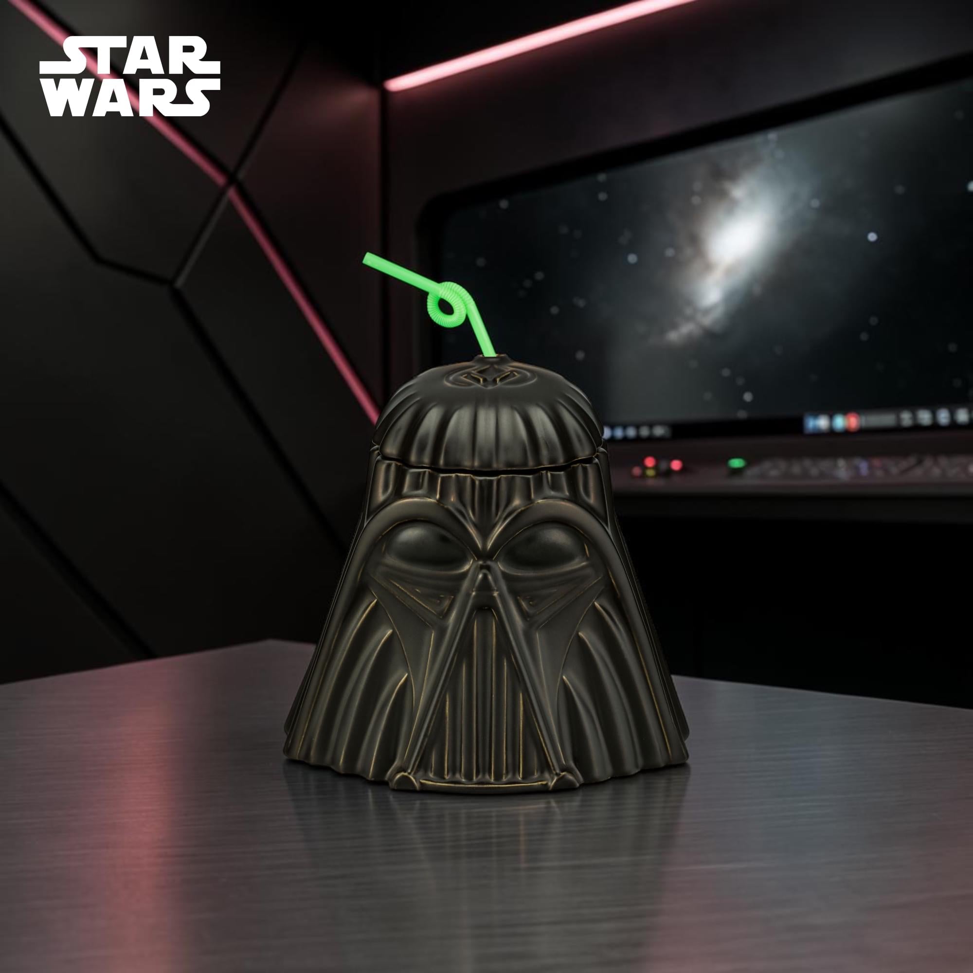 Geeki Tikis Star Wars Darth Vader (Matte Black) 26-Ounce Ceramic Mug