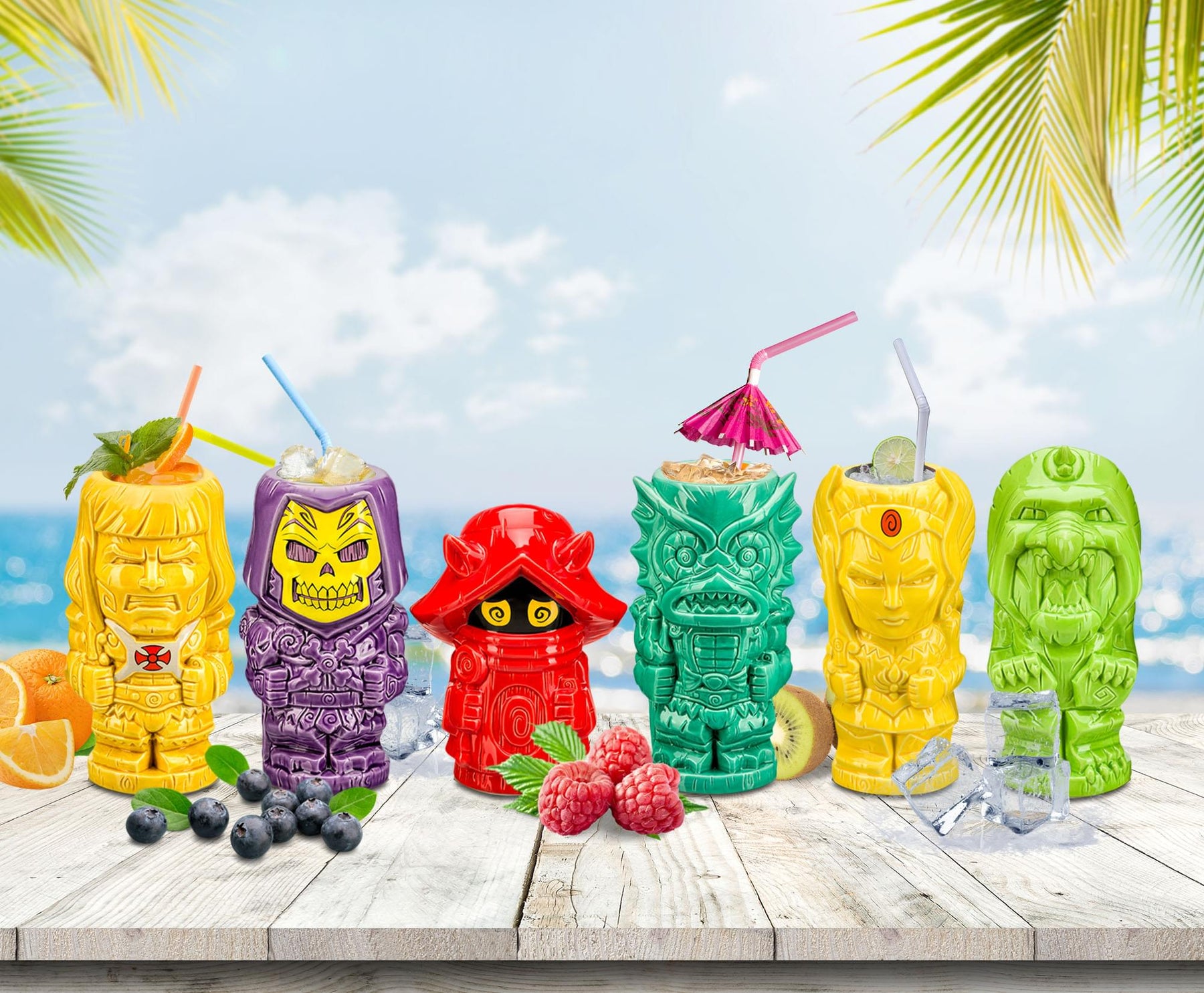 Geeki Tikis Masters of the Universe Ceramic Mugs | Set of 6