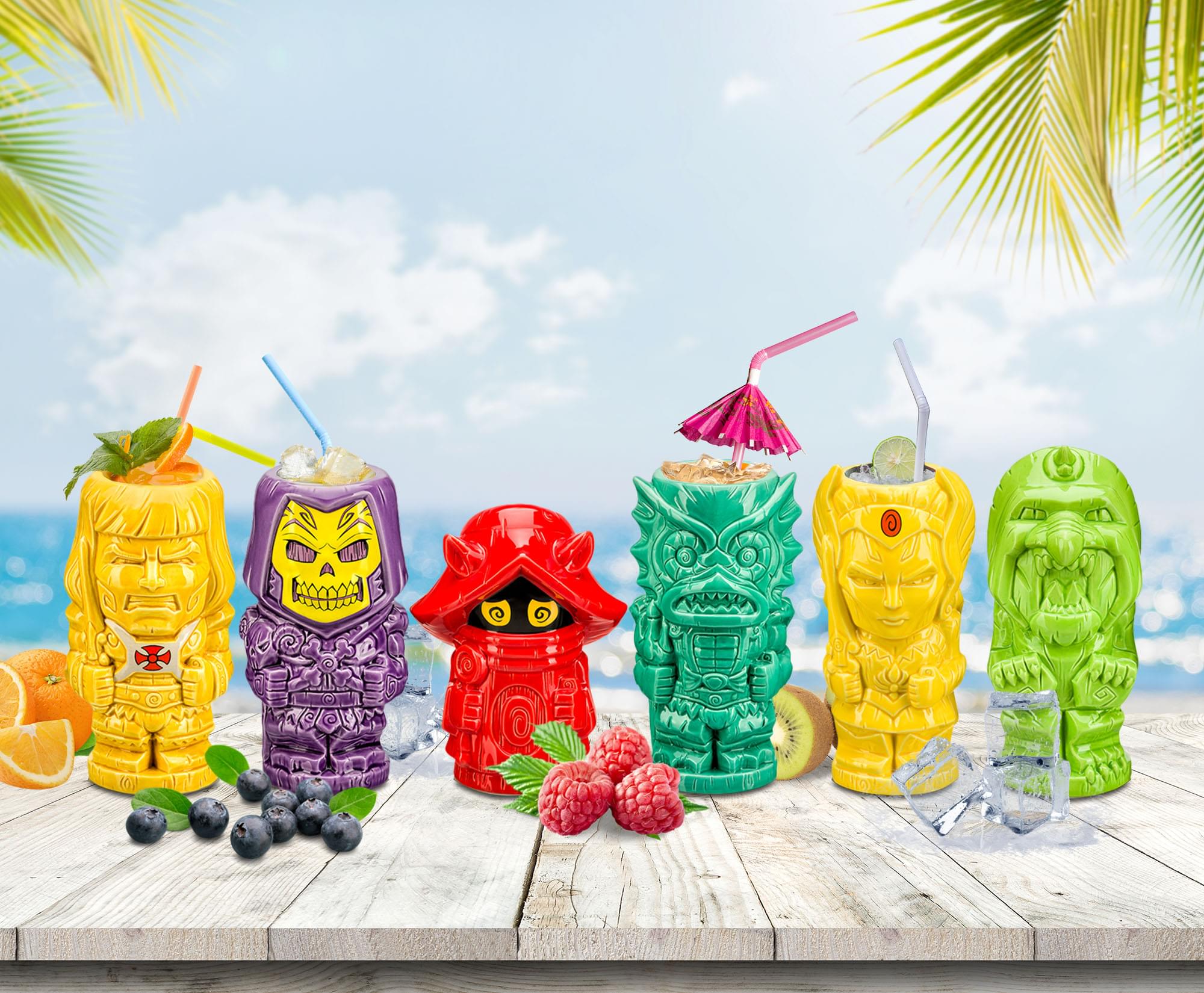 Geeki Tikis Masters of the Universe Ceramic Mugs | Set of 6