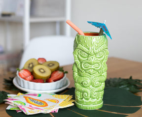 Geeki Tikis Green Kraken Fantasy Mug | Ceramic Tiki Style Cup | Holds 17 Ounces