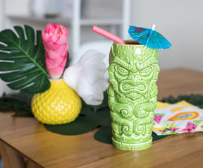 Geeki Tikis Green Kraken Fantasy Mug | Ceramic Tiki Style Cup | Holds 17 Ounces