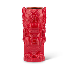 Geeki Tikis Red Dragon Fantasy Mug | Ceramic Tiki Style Cup | Holds 17 Ounces